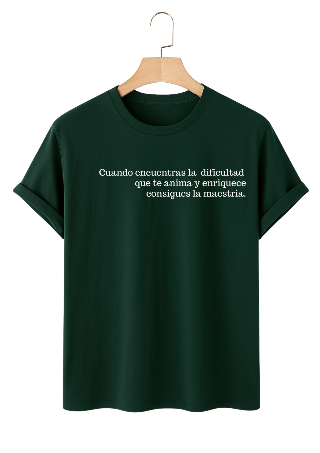 Polera con Frase a pecho